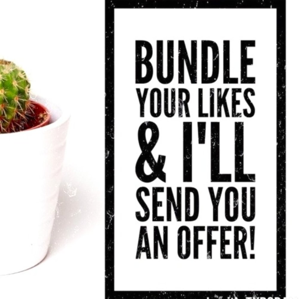 MULTIPLE ITEMS YOU LIKE?! MAKE A BUNDLE AND ILL SEND YOU AN OFFER!!